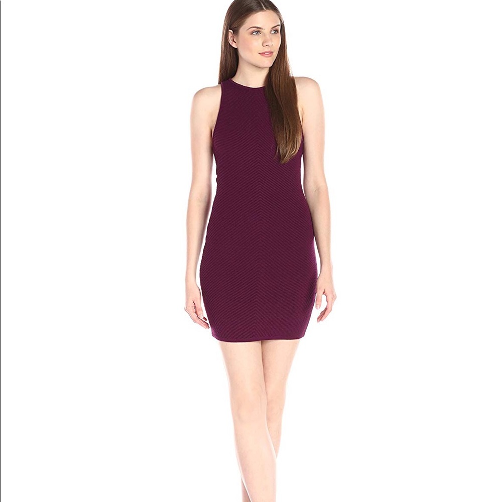 Rebecca Minkoff
Purple Jenn Ribbed Bodycon Dress